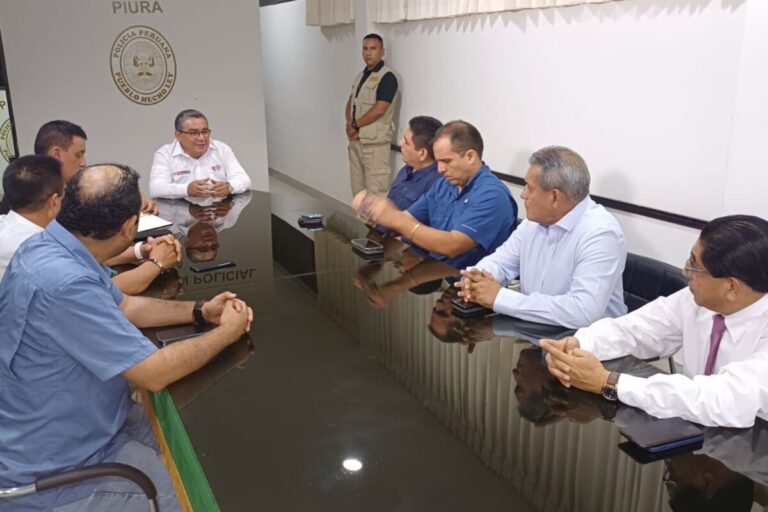 Ministro del Interior anuncia apoyo técnico y financiero para la lucha contra la inseguridad en Piura