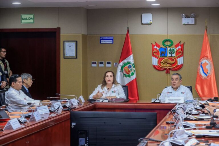 Dina Boluarte asegura que su Gobierno está preparado para enfrentar emergencias por lluvias intensas