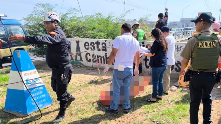 Hallan cuerpo sin vida de un hombre en el río Piura debajo del puente Andrés Avelino Cáceres