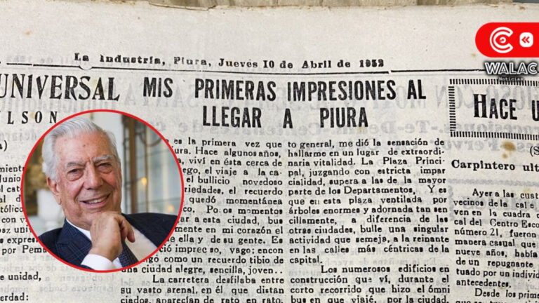 Hallazgo histórico: descubren la primera crónica de Mario Vargas Llosa sobre Piura