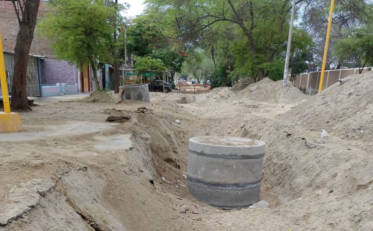 Reiniciarán obra de agua y alcantarillado en Urb. San José este 17 de febrero