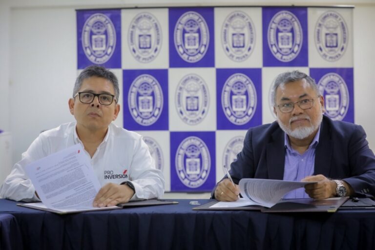 PROINVERSIÓN y la Cámara de Comercio de Piura firman convenio para que más empresas ejecuten Obras por Impuestos