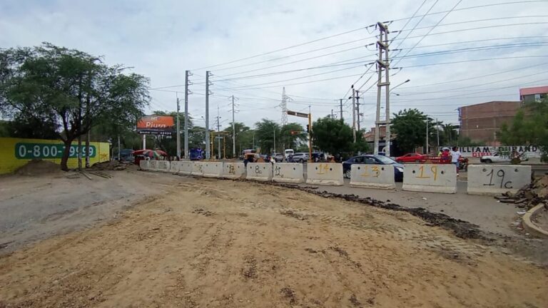 Piura: cierran la Av. Sullana por el inicio de los trabajos de mejoramiento de la vía