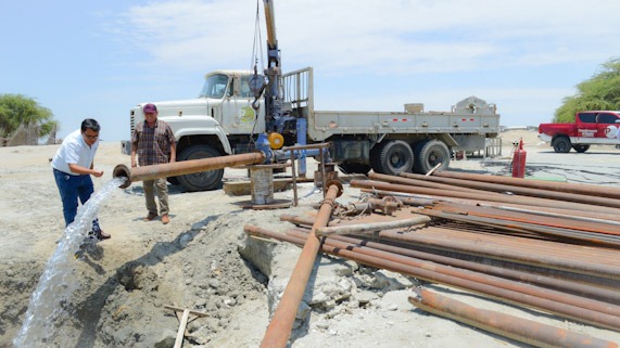 Piura: perforarán 16 pozos tubulares para mejorar acceso al agua