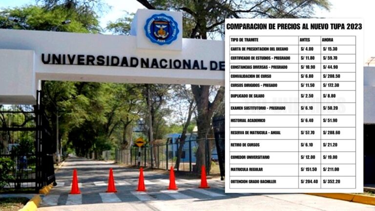 Estudiantes de la Universidad Nacional de Piura anuncian marchas contra aumento de tarifas en tasas administrativas