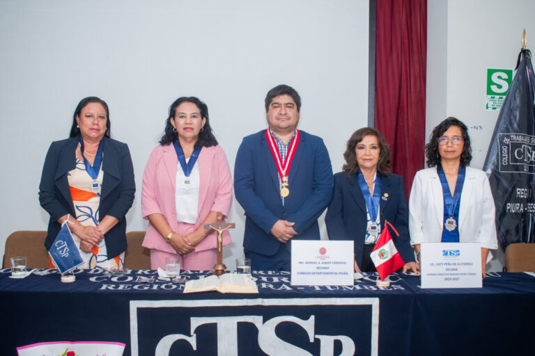 Colegio de Trabajadores Sociales del Perú Región I Piura-Tumbes tiene nueva junta directiva