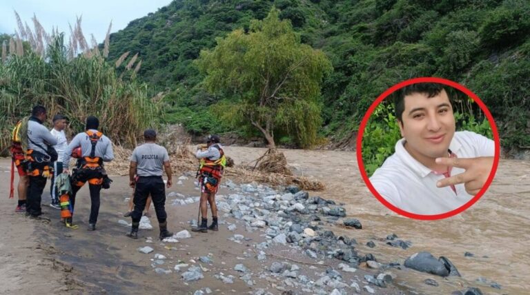 Ayabaca: buscan a joven que fue arrastrado por la fuerte corriente del río Bado Grande