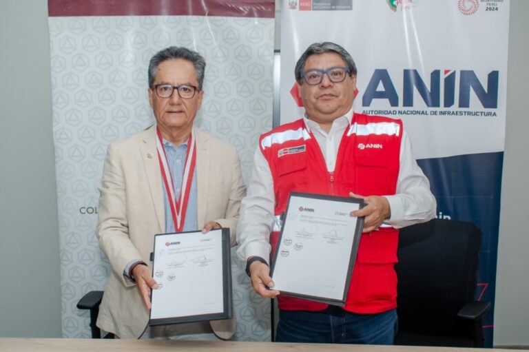 Colegio de Arquitectos de Piura y ANIN firman convenio para fortalecer proyectos estratégicos en la región