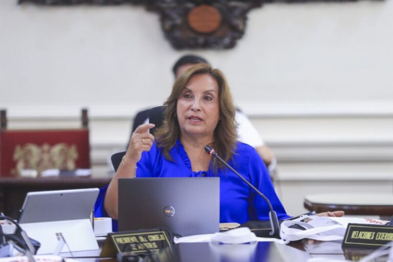 Dina Boluarte responsabiliza al Ministerio Público y al Poder Judicial por la inseguridad ciudadana