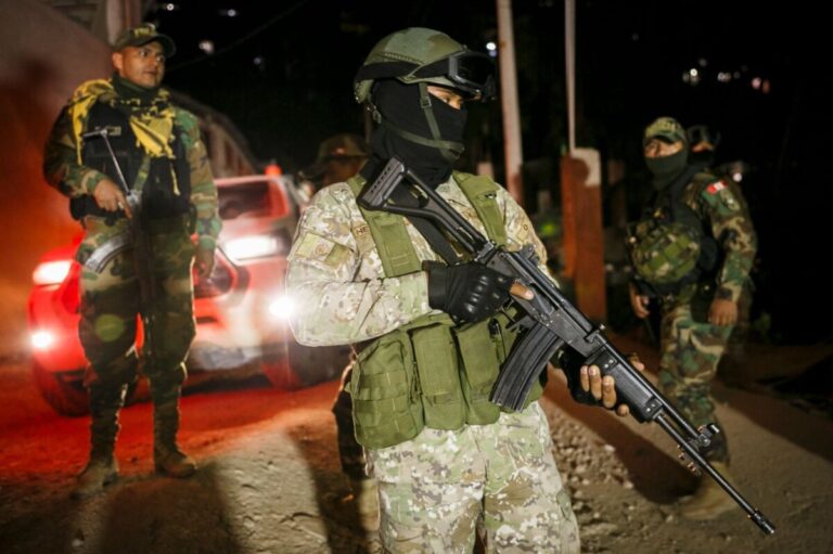 FF.AA. y PNP refuerzan control en Pataz durante toque de queda