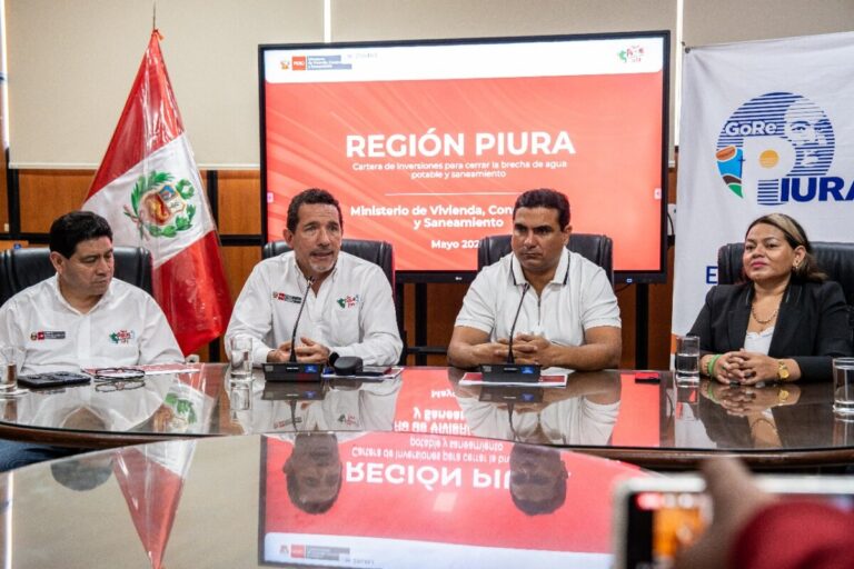 Firma del contrato para la ejecución del megaproyecto de agua para 105 AA.HH. se realizará la próxima semana