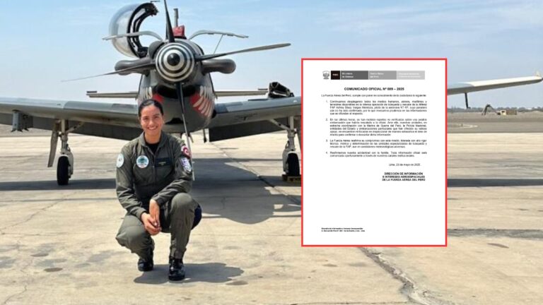 Ashley Vargas: Fuerza Aérea del Perú intensifica búsqueda de piloto desaparecida