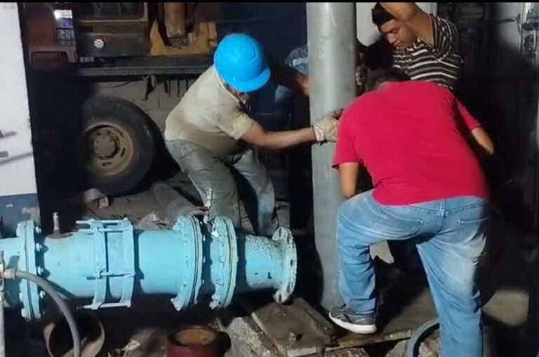 Piura: EPS Grau repara pozo Cossío del Pomar y reinicia distribución de agua