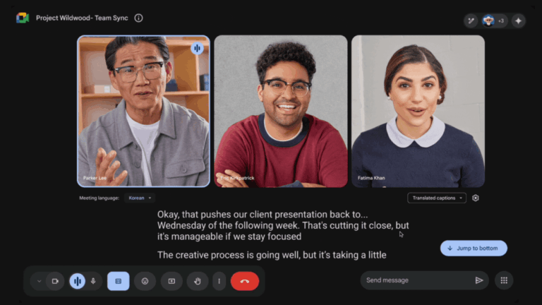 Nueva función en Google Meet permite hablar en varios idiomas sin intérpretes