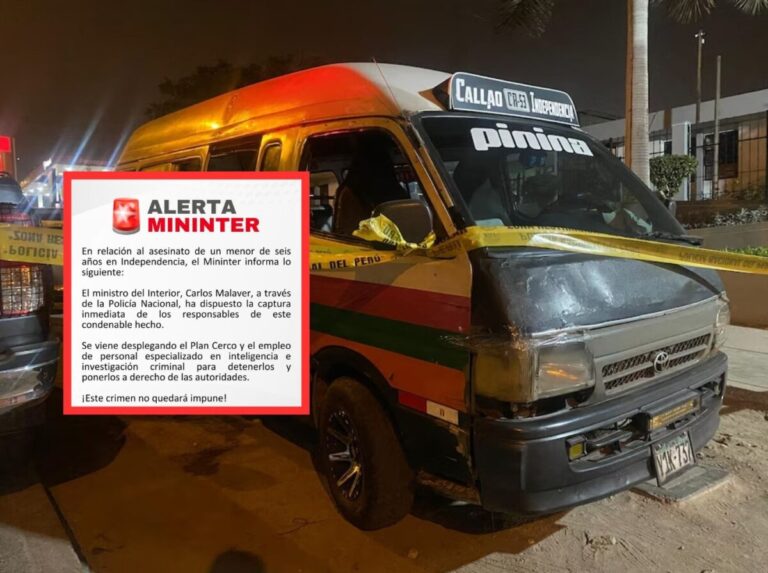 Lima disponen la captura inmediata de responsables del asesinato de niño de seis años en Independencia