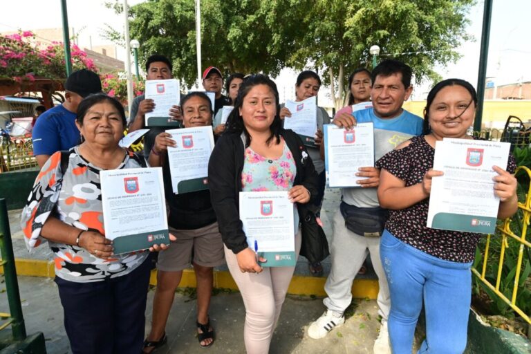 Piura Municipalidad proyecta entregar más de 10 mil títulos de propiedad al cierre del 2025