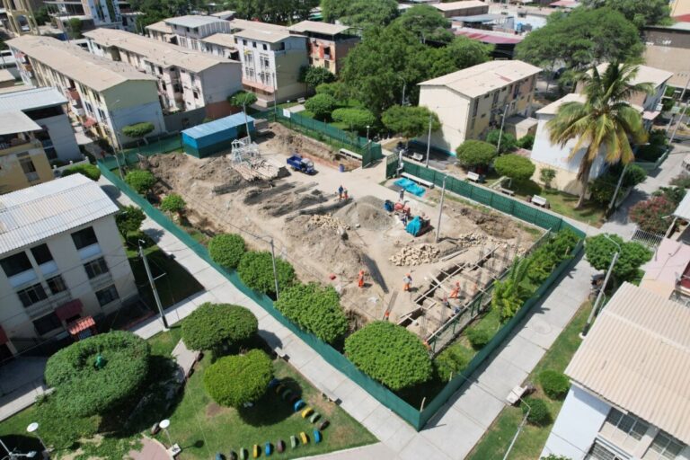 Piura obra de remodelación de la plataforma deportiva de la Unidad Vecinal alcanza un 22 % de avance