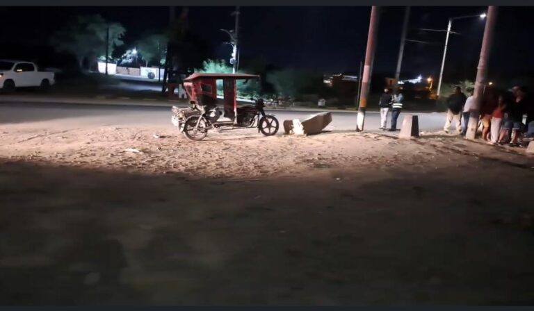 Violencia en Sullana sujeto es acribillado cuando conducía su mototaxi