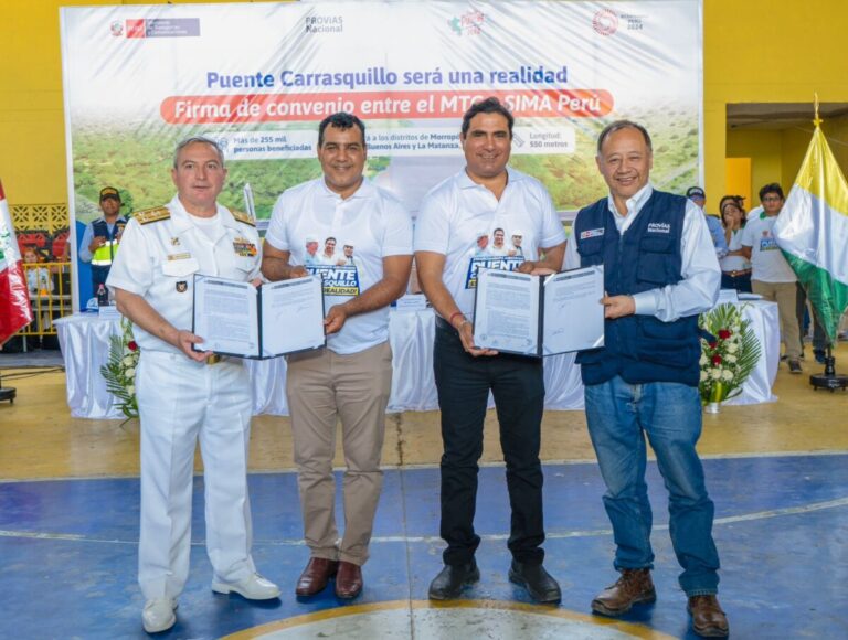 MTC reconoce al GORE por eficiente evaluación ambiental en proyectos del sector transporte
