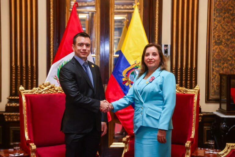 Dina Boluarte pide autorización al Congreso para asistir a la investidura de Daniel Noboa en Ecuador