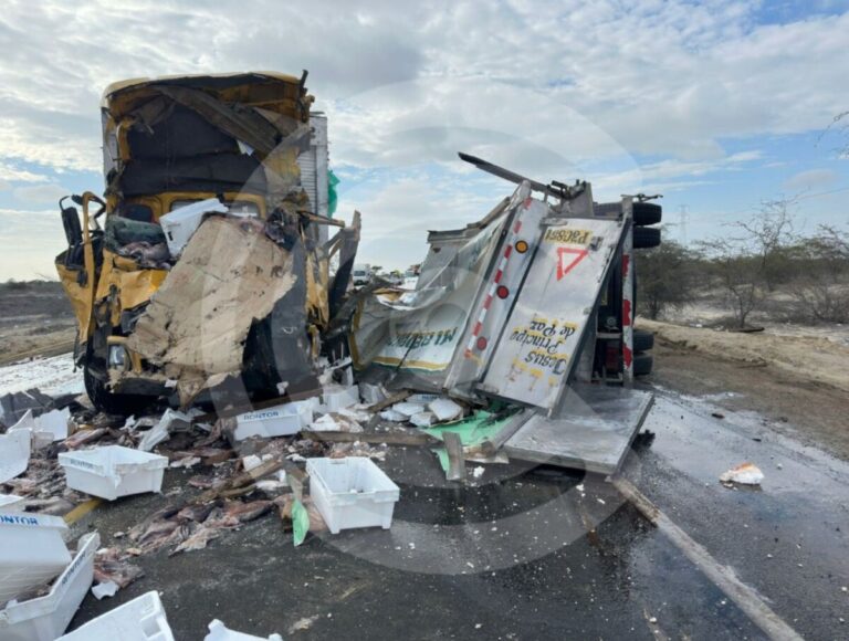 Aparatoso accidente en la carretera Piura–Chiclayo deja una persona fallecida