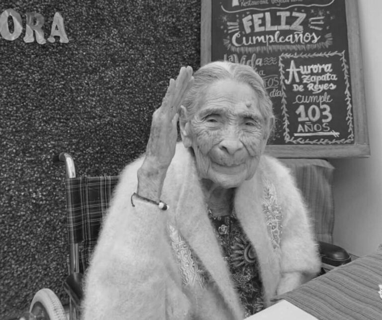 Falleció a los 103 años Aurora Zapata, una de las personas más longevas de Piura