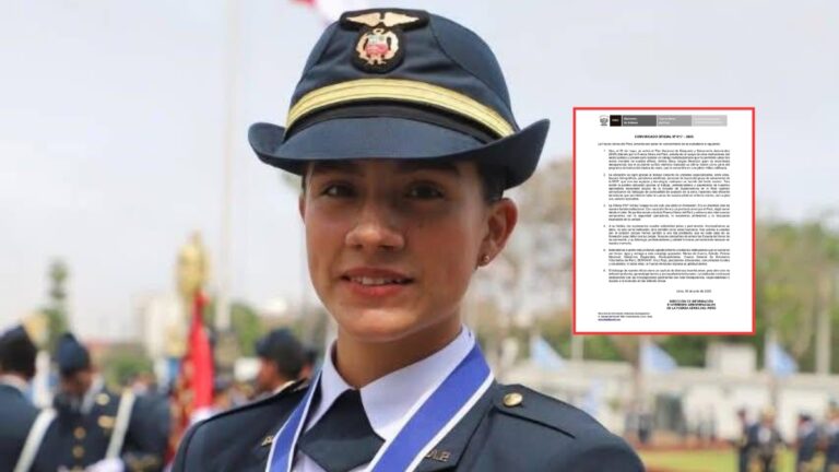 FAP confirma hallazgo del cuerpo de la alférez Ashley Vargas Mendoza