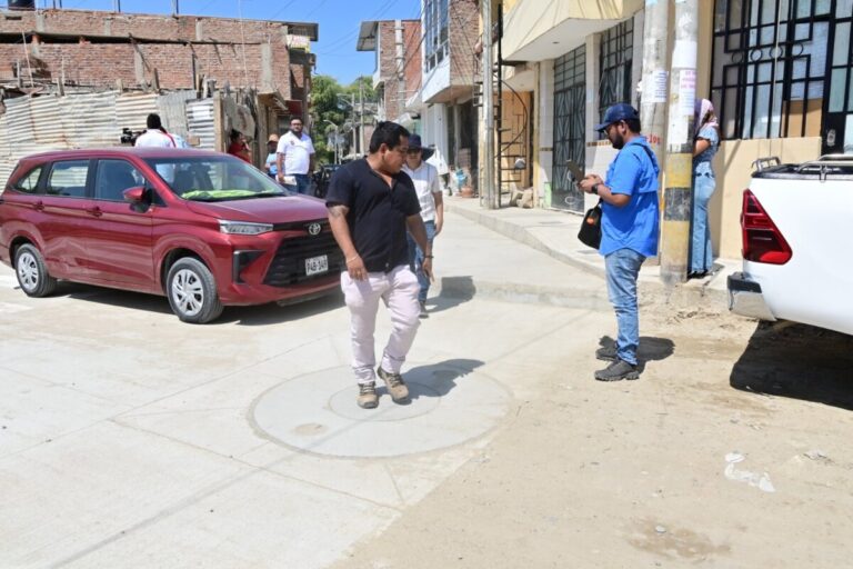 Piura realizarán trabajos correctivos en la obra de pistas y veredas del A.H. 18 de Mayo