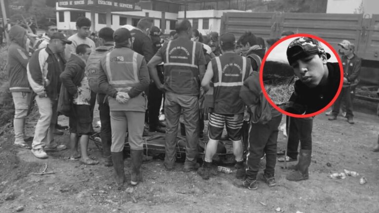 Rescatistas recuperan el cuerpo de joven que cayó al río Huancabamba
