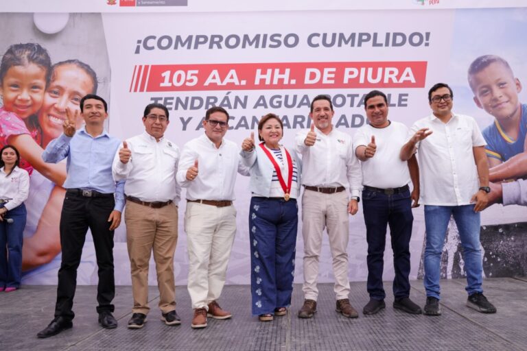 Viceministro Christian Barrantes “Con el megaproyecto de 105 AA.HH. el servicio de agua potable mejorará en cada hogar”