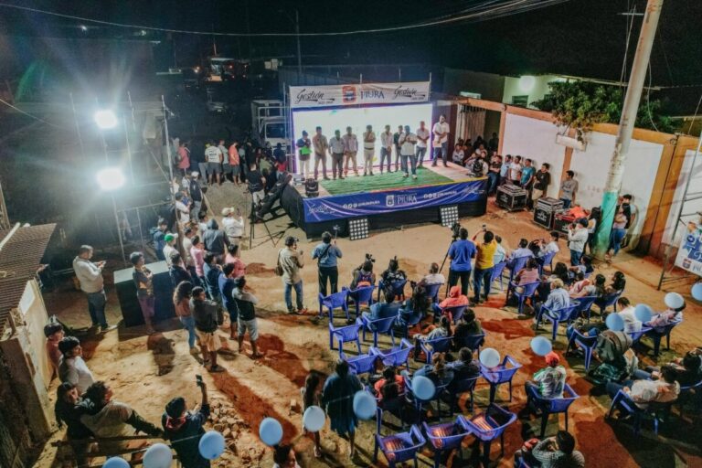 Catacaos: colocan la primera piedra para la construcción del centro de salud de Pedregal Grande