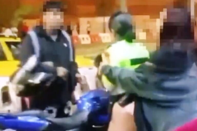 Dos personas son detenidas por agredir a suboficial de tránsito en el centro de Lima