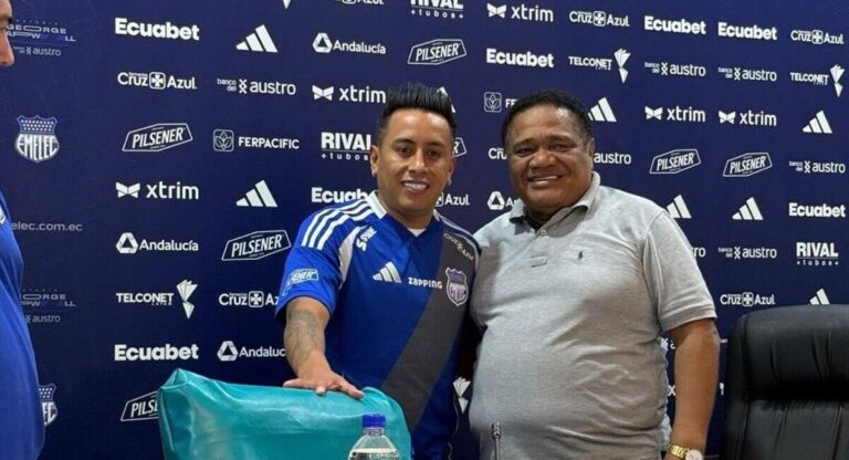 Presidente de Emelec sobre Cueva: “Muy feliz de tener a un jugador de su categoría”