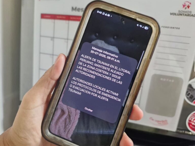 ¿Por qué llegó una alerta de tsunami a tu celular? Esto dice el MTC sobre SISMATE
