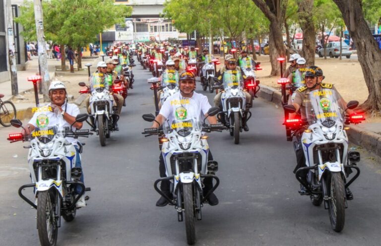 Gobierno Regional de Piura adquiere 50 motocicletas para reforzar seguridad ciudadana