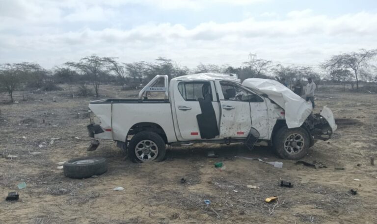 Trágico accidente deja dos muertos en la vía Piura–Chiclayo