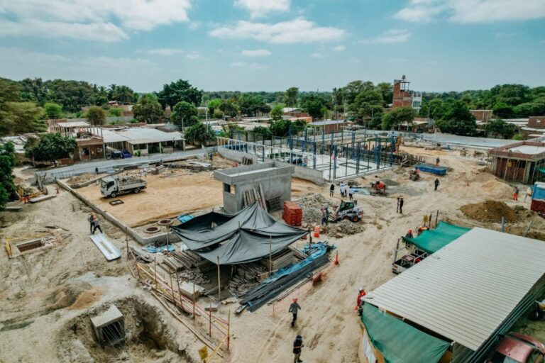 Piura: ejecución del polideportivo en Los Ejidos del Norte presenta un avance del 65 %
