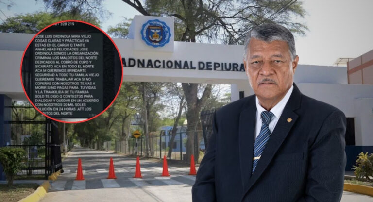 Rector de la UNP José Ordinola recibe amenaza de muerte tras triunfo electoral