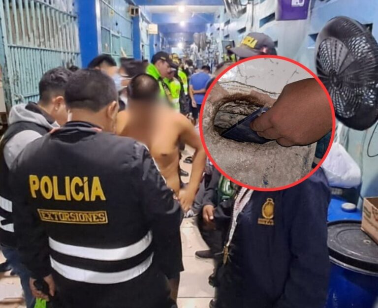 Penal de Piura: hallan un celular escondido en una pared durante un operativo por caso de extorsión