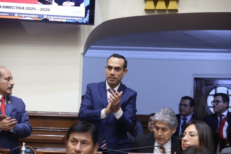 José Jerí Oré es elegido presidente del Congreso para el periodo 2025-2026