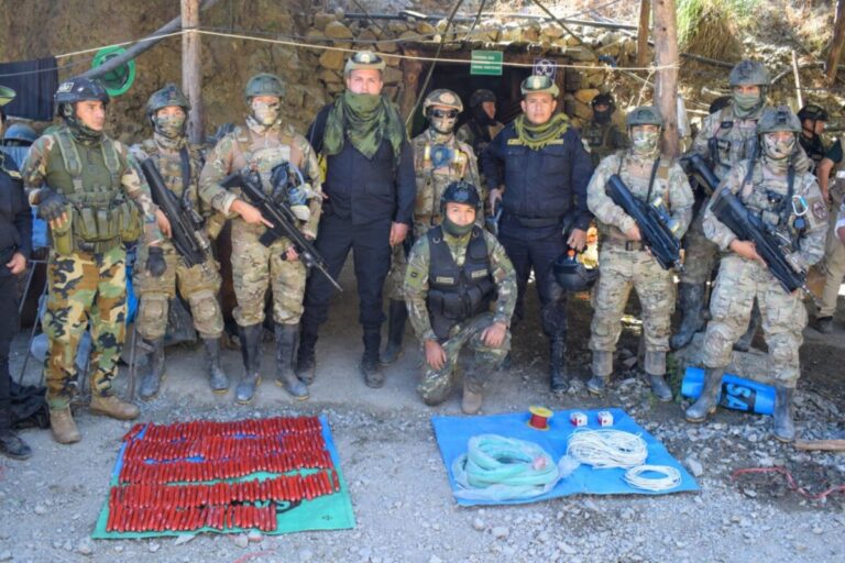 Intervención en Pataz incauta explosivos y equipos por más de S/ 7 millones