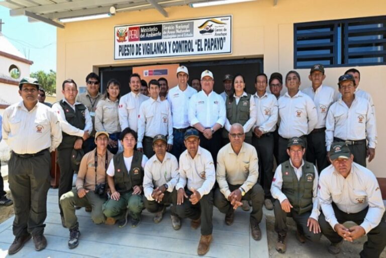 Inauguran puesto de vigilancia “El Papayo” para proteger el Parque Nacional Cerros de Amotape
