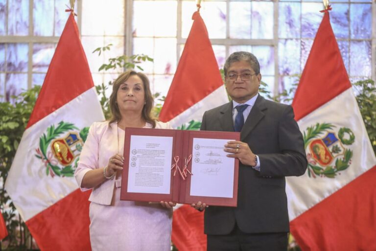 Dina Boluarte promulga ley de amnistía para militares, policías y comités de autodefensa
