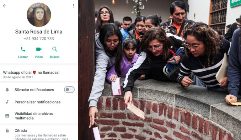 Cómo enviar cartas virtuales a Santa Rosa de Lima por WhatsApp y correo