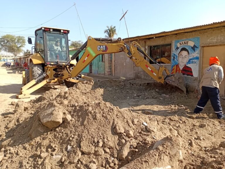 Obra de pistas y veredas en El Indio beneficiará a más de 14 mil vecinos en Castilla
