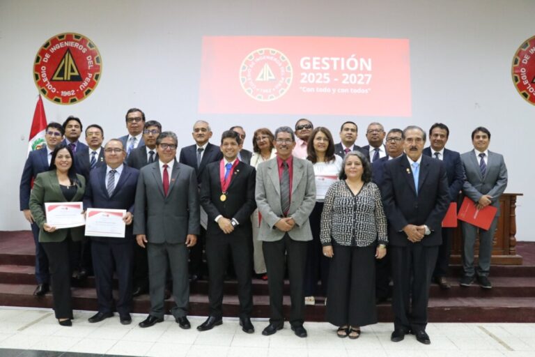 Colegio de Ingenieros de Piura acredita nuevos árbitros y adjudicadores para el 2025 – 2027