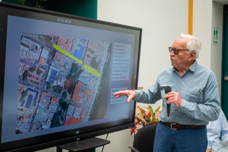 Colegio de Arquitectos de Piura presenta una alternativa a construcción de tanque de tormentas en la Plaza Tres Culturas