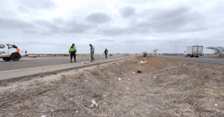 Adulto mayor reportado como desaparecido es hallado sin vida en la vía Piura - Paita