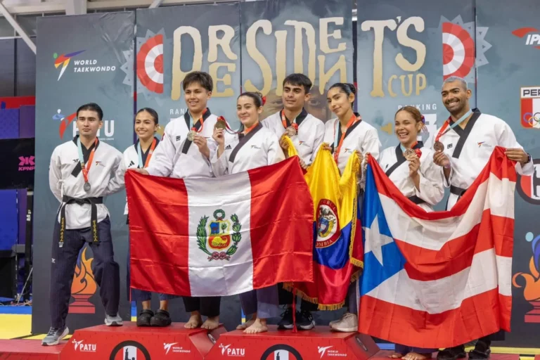 Perú gana 18 medallas en la President’s Cup 2025 de taekwondo en Lima
