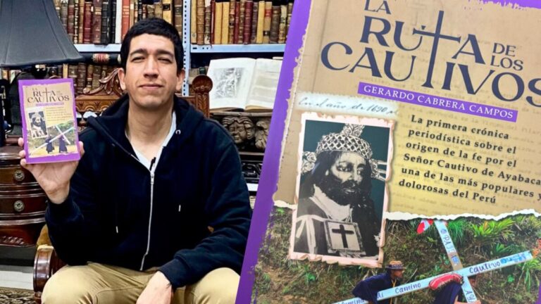 Gerardo Cabrera presenta La ruta de los cautivos, primera crónica periodística sobre el Señor Cautivo de Ayabaca